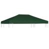 Gazebo Top Cover 310g/m² 4x3m Green - Durable & Water Resistant