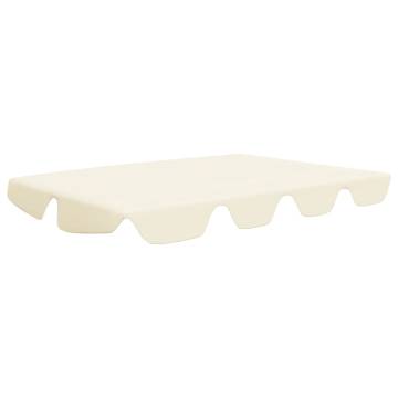 Replacement Canopy for Garden Swing - Cream 150/130x105/70 cm