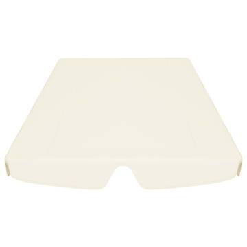 Replacement Canopy for Garden Swing - Cream 150/130x105/70 cm