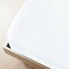 Jersey Fitted Sheet White 160x200 cm - Soft Cotton Comfort