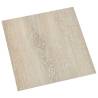 Self-Adhesive Flooring Planks - 55 pcs PVC, 5.11 m² Beige