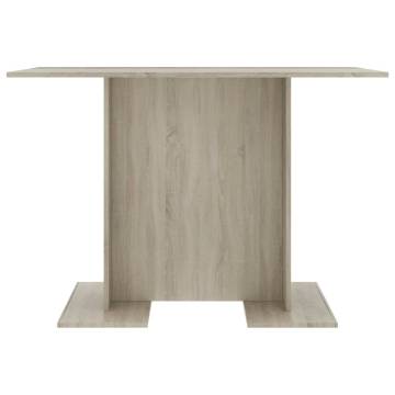 Sonoma Oak Dining Table 110x60 cm - Minimalist Style | HipoMarket