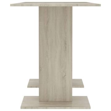 Sonoma Oak Dining Table 110x60 cm - Minimalist Style | HipoMarket