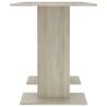 Sonoma Oak Dining Table 110x60 cm - Minimalist Style | HipoMarket