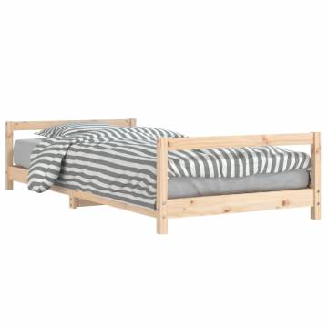 Kids Bed Frame 90x190 cm - Solid Wood Pine | HipoMarket