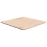 Square Table Top 60x60x1.5 cm Untreated Solid Wood Oak Colour natural Size 60 x 60 x 1.5 cm Quantity in Package 1 