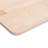 Square Solid Oak Table Top 60x60 cm - Untreated & Versatile