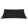 Sunshade Sail 160 g/m² Black 2x3.5 m - UV & Mould Resistant