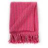 Throw Cotton Squares 160x210 cm Pink | HipoMarket