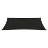 Black Sunshade Sail 4x7m | UV & Mould Resistant HDPE