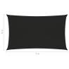 Black Sunshade Sail 4x7m | UV & Mould Resistant HDPE