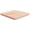 Square Table Top 40x40x2.5 cm Untreated Solid Wood Oak Colour natural Size 40 x 40 x 2.5 cm Quantity in Package 1 