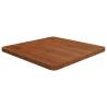 Square Table Top Dark Brown 50x50x2.5cm Treated Solid Wood Oak Colour dark brown Size 50 x 50 x 2.5 cm Quantity in Package 1 