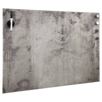 Wall Mounted Magnetic Glass Board 60x40 cm - Modern & Stylish