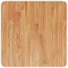 Light Brown Solid Oak Square Table Top - 50x50cm