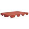 Replacement Canopy for Garden Swing - Terracotta 150/130x105/70cm