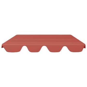 Replacement Canopy for Garden Swing - Terracotta 150/130x105/70cm