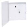 Key Box with Magnetic Board - White 35x35x5.5 cm | HipoMarket