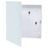 Key Box with Magnetic Board - White 35x35x5.5 cm | HipoMarket