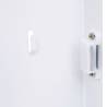 Key Box with Magnetic Board - White 35x35x5.5 cm | HipoMarket