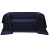 Micro-suede Couch Slipcover Navy Blue 270 x 350 cm Colour navy blue Size 270 x 350 cm Quantity in Package 1 