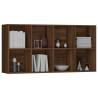 Brown Oak Book Cabinet/Sideboard - Stylish & Practical Storage