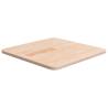 Square Table Top 40x40x1.5 cm Untreated Solid Wood Oak Colour natural Size 40 x 40 x 1.5 cm Quantity in Package 1 