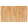 Light Brown Solid Wood Bathroom Countertop - 100x60cm