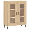 Stylish Highboard Sonoma Oak 69.5x34x180 cm - Durable Storage