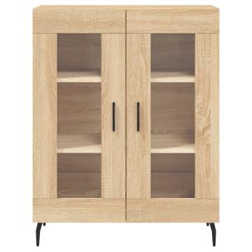 Stylish Highboard Sonoma Oak 69.5x34x180 cm - Durable Storage