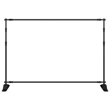 Backdrop Stands 2 pcs Black - 305x243 cm Steel