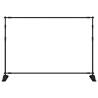 Backdrop Stands 2 pcs Black - 305x243 cm Steel