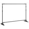 Backdrop Stands 2 pcs Black - 305x243 cm Steel