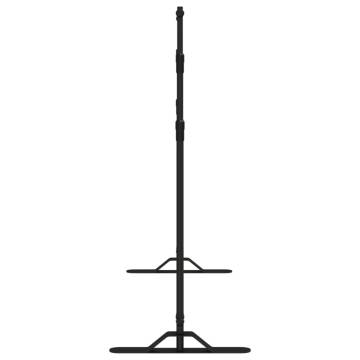 Backdrop Stand Black 305x243 cm Steel - Durable & Adjustable