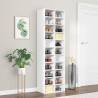 Shoe Cabinet White 54x34x183 cm - Stylish Storage Solution