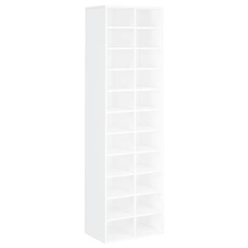 Shoe Cabinet White 54x34x183 cm - Stylish Storage Solution