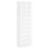 Shoe Cabinet White 54x34x183 cm - Stylish Storage Solution