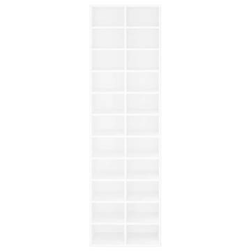 Shoe Cabinet White 54x34x183 cm - Stylish Storage Solution