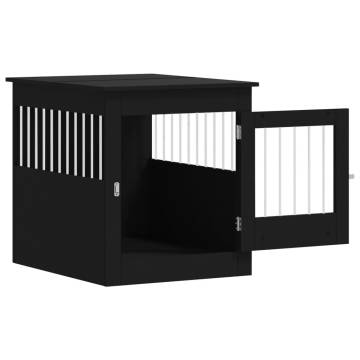 Stylish Black Dog Crate Furniture | Multi-functional Design