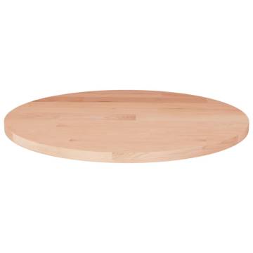 Round Solid Oak Table Top - 30x1.5 cm | HipoMarket