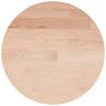 Round Solid Oak Table Top - 30x1.5 cm | HipoMarket