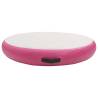 Inflatable Gymnastic Mat with Pump - 100x100x10 cm Pink