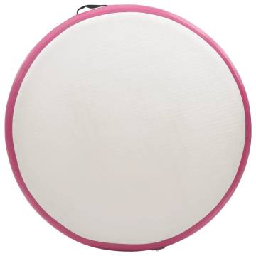 Inflatable Gymnastic Mat with Pump - 100x100x10 cm Pink