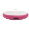 Inflatable Gymnastic Mat with Pump - 100x100x10 cm Pink