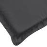 Highback Chair Cushions 4 pcs Melange Anthracite - 120x50 cm