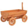 Decorative Wagon - Solid Wood Fir Garden Planter | Hipomarket