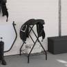 Foldable Freestanding Saddle Rack - Black Iron | Hipo Market