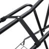 Foldable Freestanding Saddle Rack - Black Iron | Hipo Market