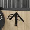 Bridle Rack Wall Mounted - Black Iron | Hipomarket