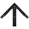 Bridle Rack Wall Mounted - Black Iron | Hipomarket